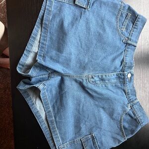 SHEIN Blue Jean Shorts for Women